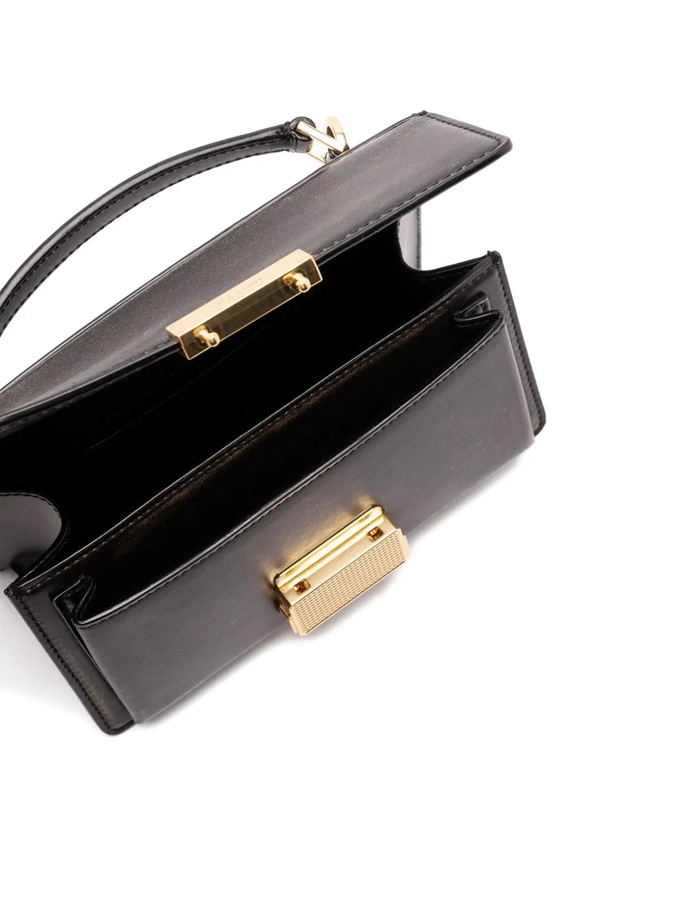 Golden Goosemini Venezia gold-lock tote bag