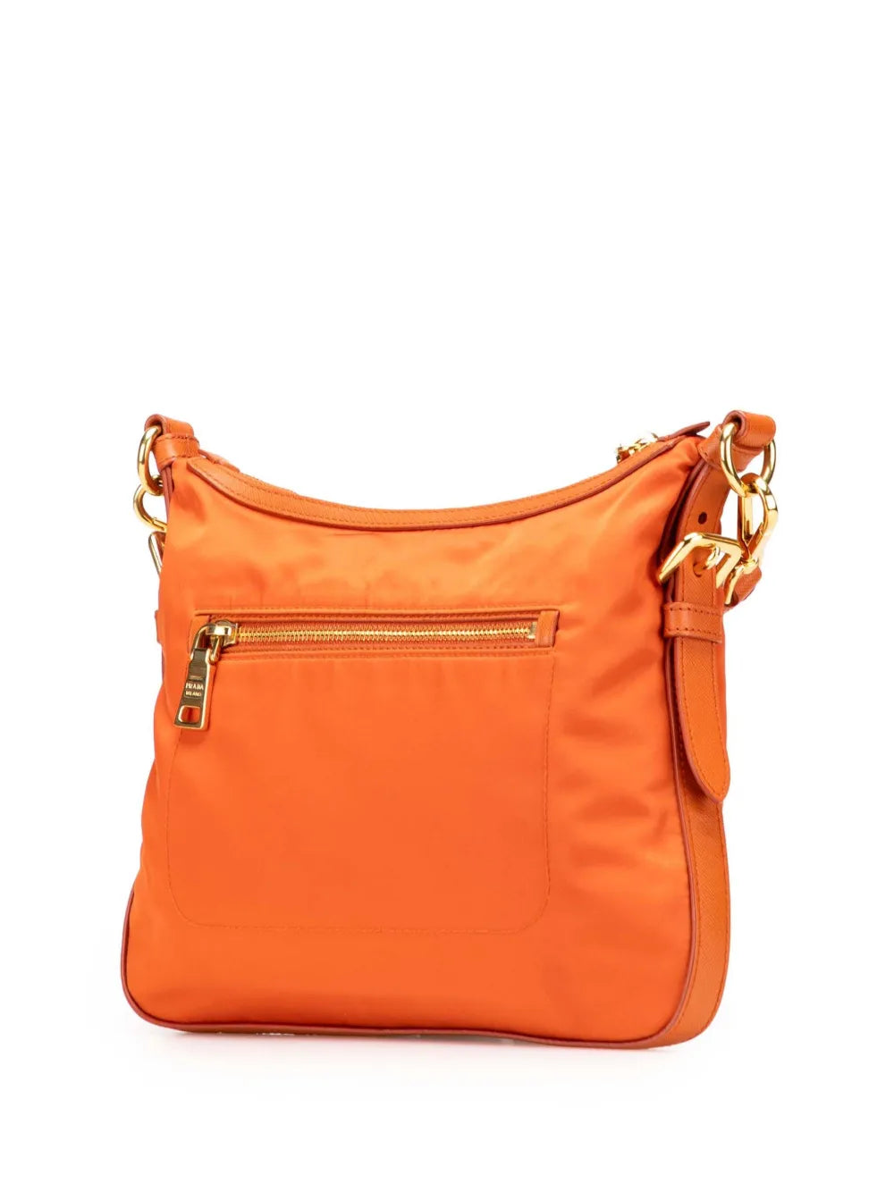 Pre-OwnedPrada Pre-Owned2013-2025 Saffiano Trimmed Tessuto Zip Top crossbody bag floriamart.shop