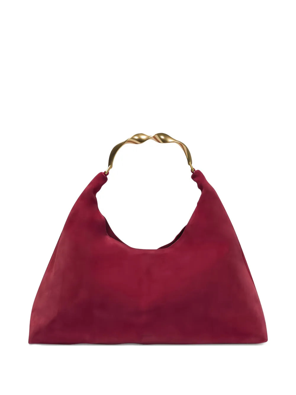 SimkhaiNixi twisted-handle suede shoulder bag
