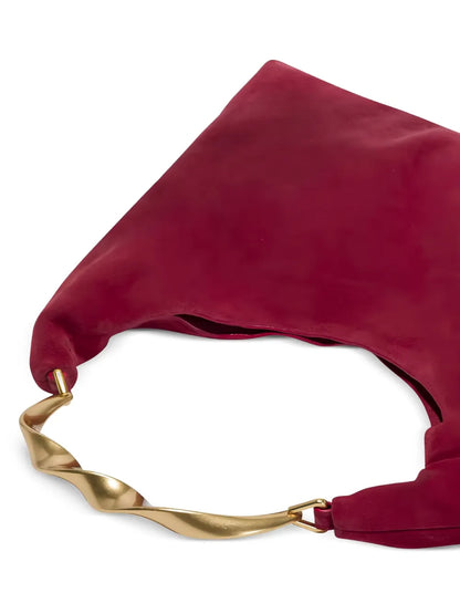 SimkhaiNixi twisted-handle suede shoulder bag