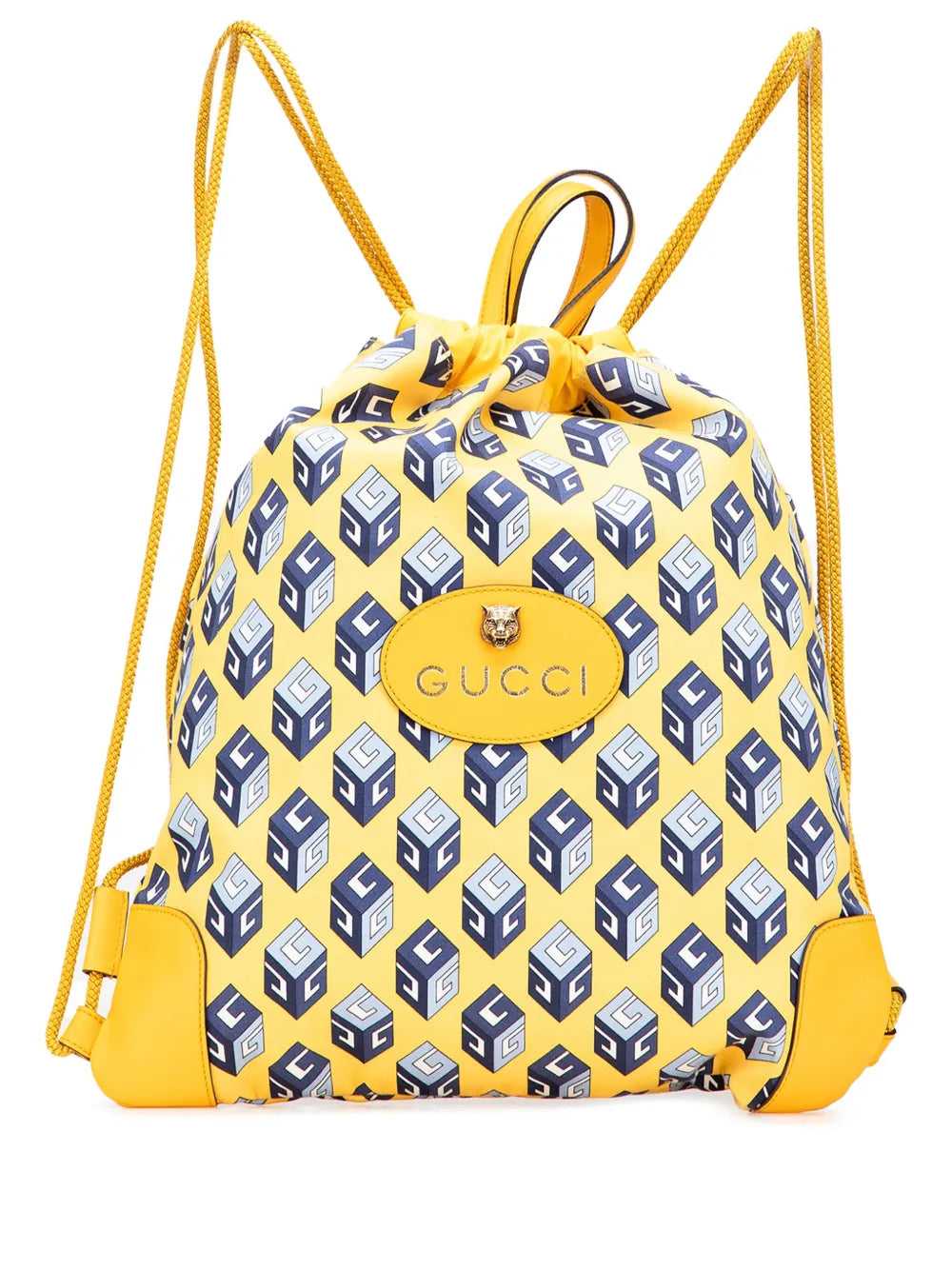 Pre-OwnedGucci Pre-Owned2016-2025 GG Cotton Wallpaper Neo Vintage Drawstring backpack