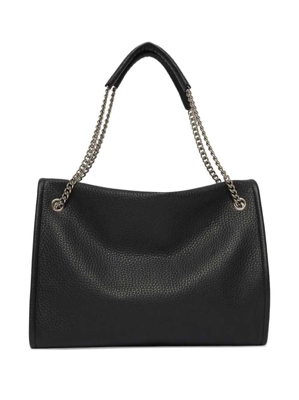 Orcianichain-strap pebble-leather shoulder bag