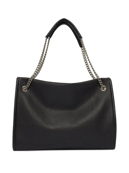 Orcianichain-strap pebble-leather shoulder bag