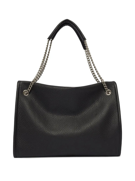 Orcianichain-strap pebble-leather shoulder bag