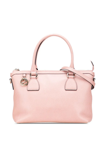 Pre-OwnedGucci Pre-Owned2000-2015 Dollar Calfskin GG Charm satchel