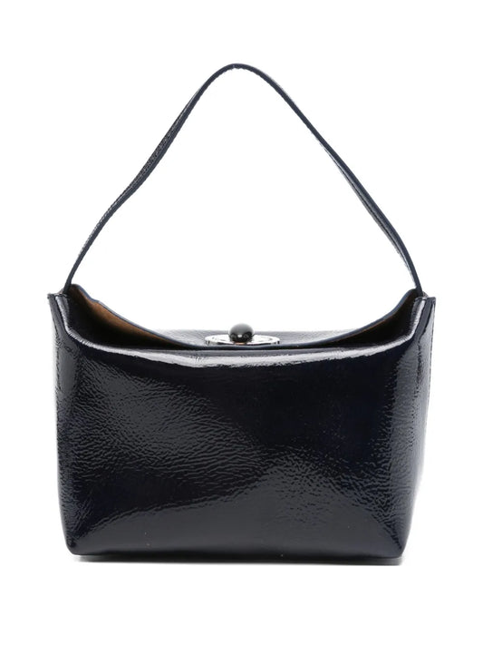 Christopher EsberTurnlock patent-leather mini tote bag