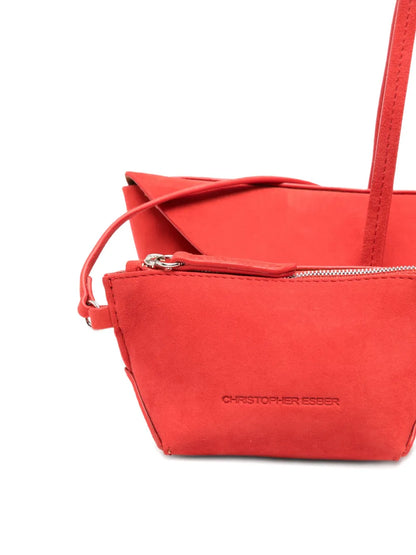 Christopher Esbermini Gondola suede tote bag