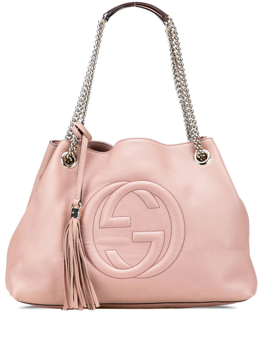 Pre-OwnedGucci Pre-Owned2000-2015 Medium Leather Soho Chain tote bag