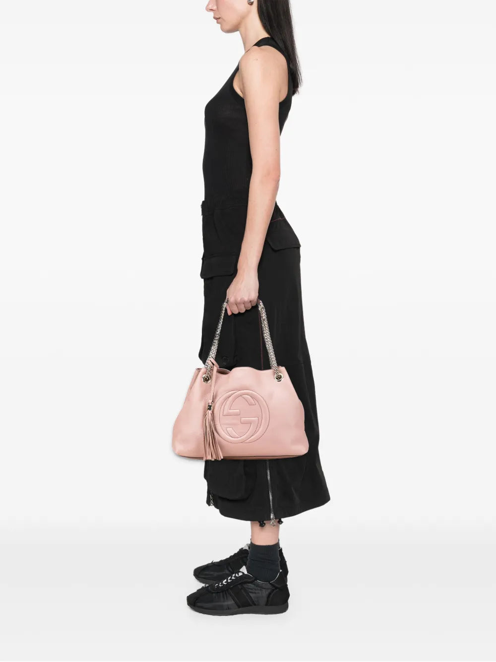 Pre-OwnedGucci Pre-Owned2000-2015 Medium Leather Soho Chain tote bag