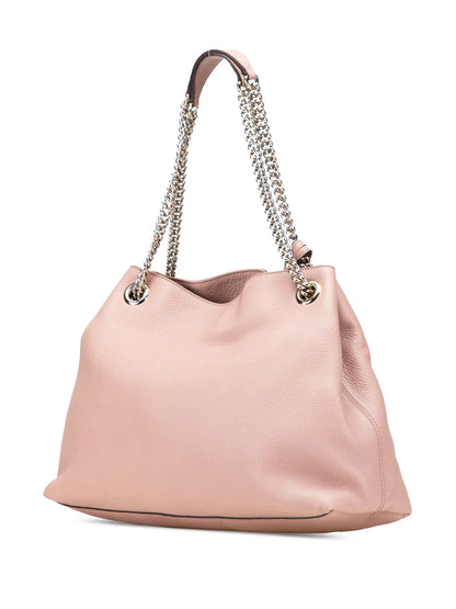 Pre-OwnedGucci Pre-Owned2000-2015 Medium Leather Soho Chain tote bag