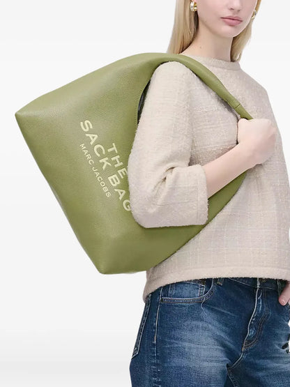 Marc JacobsThe Sack logo-plaque leather shoulder bag