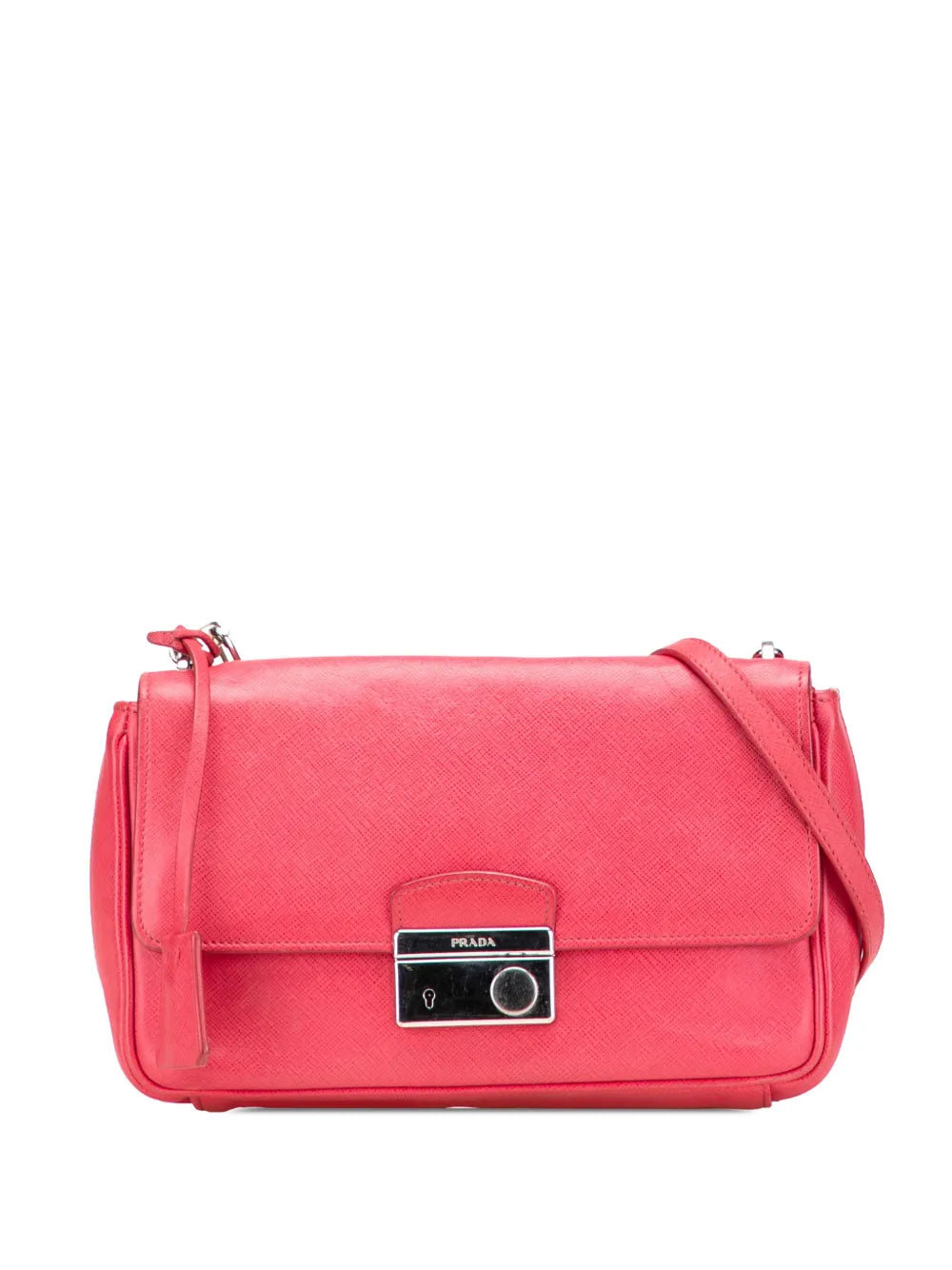 Pre-OwnedPrada Pre-Owned2013-2020 Saffiano Sound Lock crossbody bag floriamart.shop