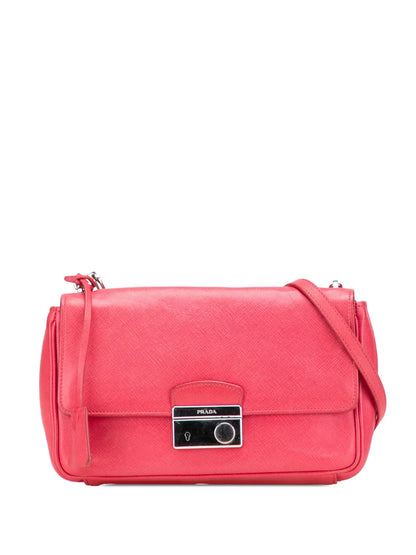 Pre-OwnedPrada Pre-Owned2013-2020 Saffiano Sound Lock crossbody bag floriamart.shop