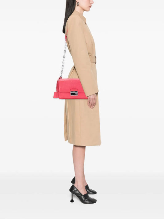 Pre-OwnedPrada Pre-Owned2013-2020 Saffiano Sound Lock crossbody bag floriamart.shop