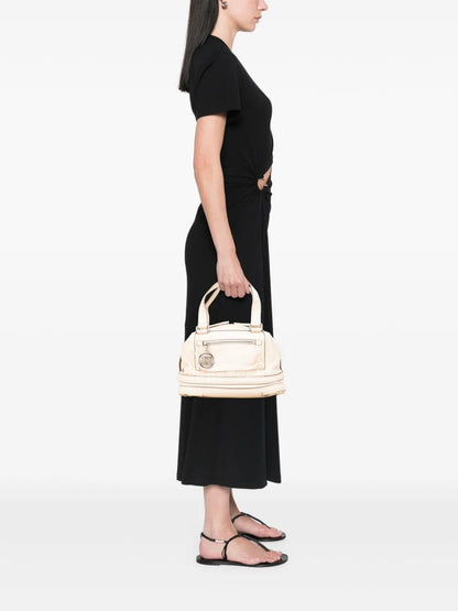 Pre-OwnedCHANEL Pre-Owned2006-2008 Goatskin Square Stitch Essential Bowler handbag