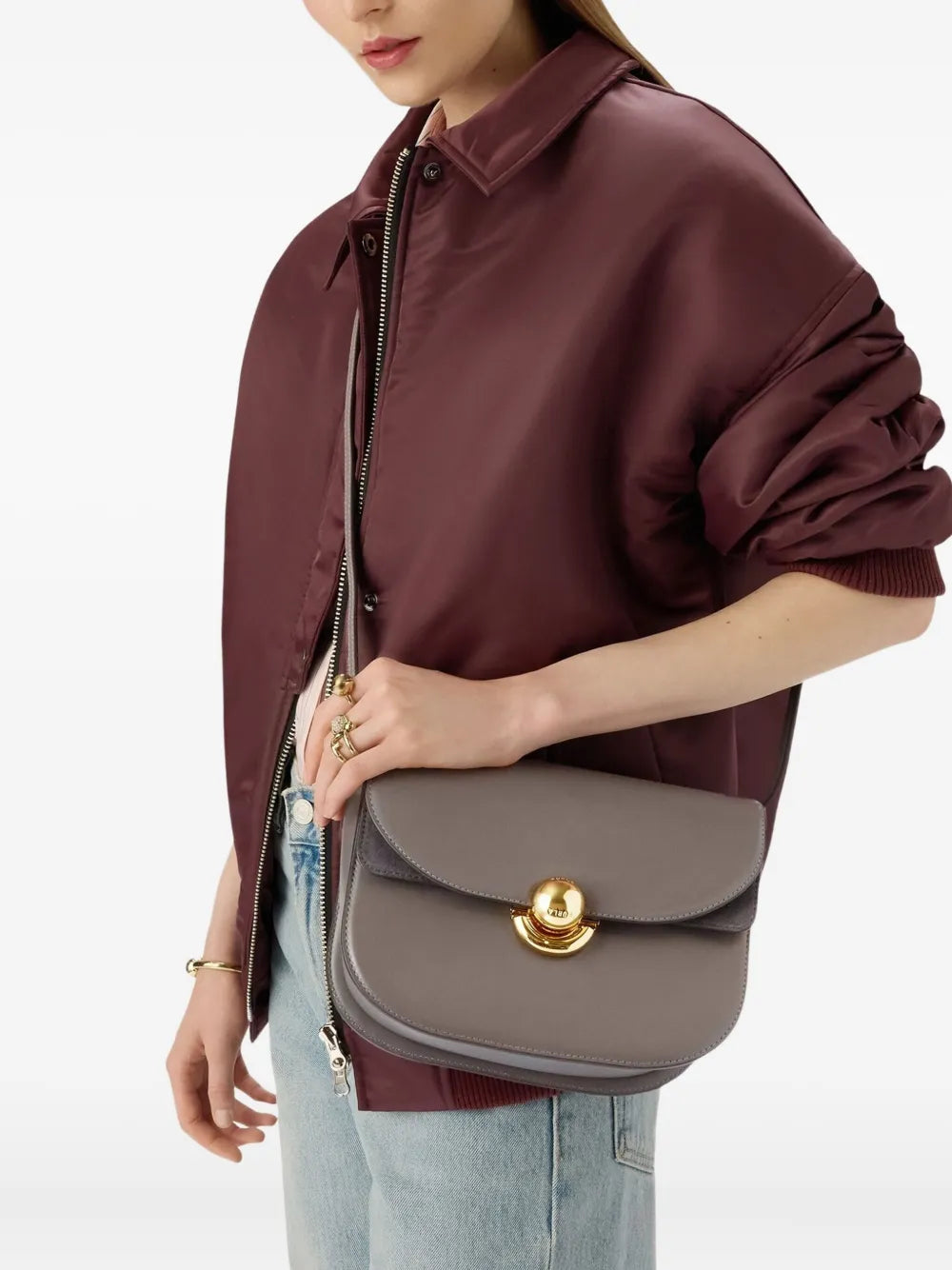 New SeasonFurlaSfera curved-flap cross body bag