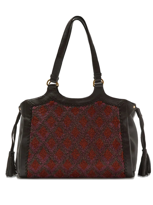 MALIPARMIbeaded tassel-detail shoulder bag