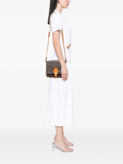 Pre-OwnedLouis Vuitton Pre-Owned1990 Monogram Cartouchiere MM crossbody bag