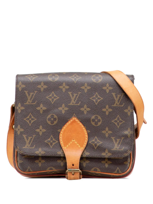 Pre-OwnedLouis Vuitton Pre-Owned1990 Monogram Cartouchiere MM crossbody bag