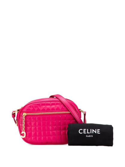 Pre-OwnedCeline Pre-Owned2019 Quilted Calfskin C Charm crossbody bag