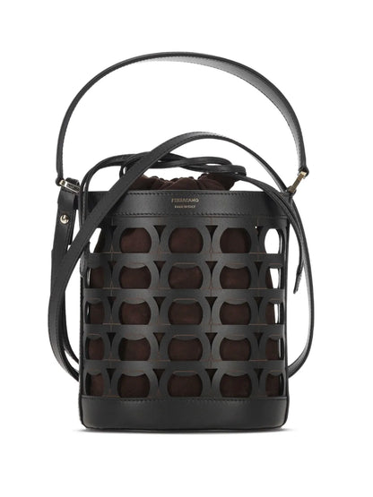 Ferragamocut-out bucket bag