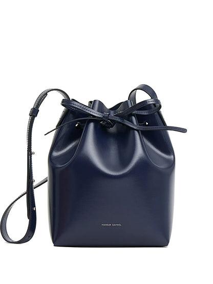 Mansur Gavrielmini leather bucket bag floriamart.shop