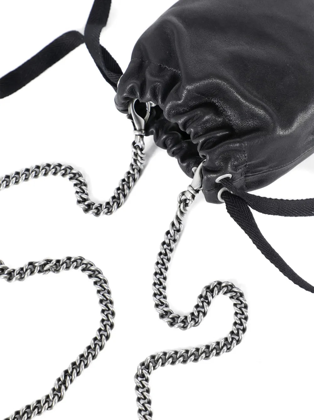 Ann Demeulemeestersmall Gael grained leather cross body bag