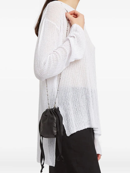 Ann Demeulemeestersmall Gael grained leather cross body bag