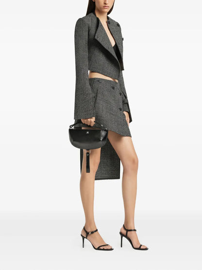 CourresHoly Eclipse leather shoulder bag