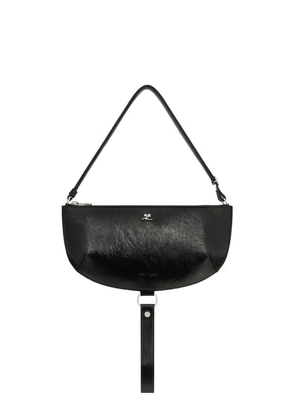 CourresHoly Eclipse leather shoulder bag