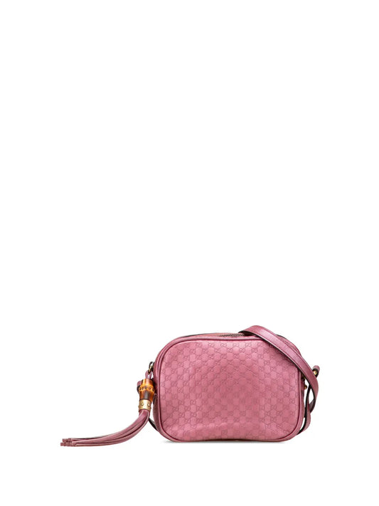 Pre-OwnedGucci Pre-Owned2016-2025 Metallic Microguccissima Sunshine Disco Camera Bag crossbody bag