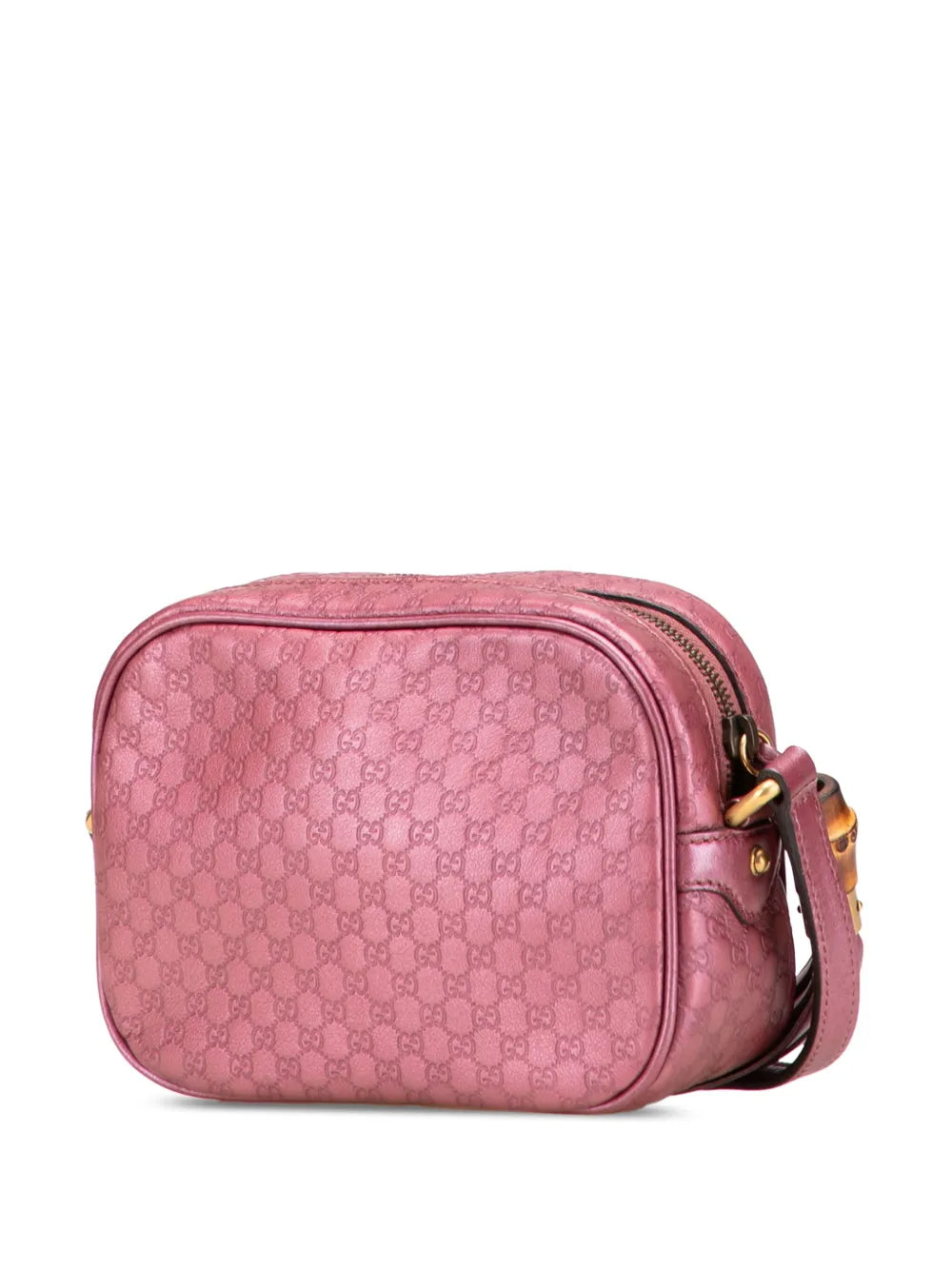 Pre-OwnedGucci Pre-Owned2016-2025 Metallic Microguccissima Sunshine Disco Camera Bag crossbody bag