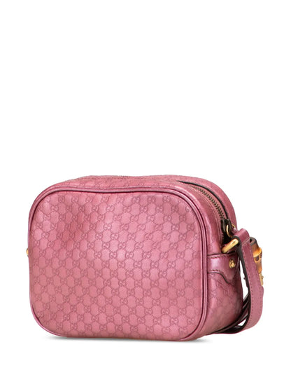 Pre-OwnedGucci Pre-Owned2016-2025 Metallic Microguccissima Sunshine Disco Camera Bag crossbody bag