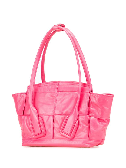 Pre-OwnedBottega Veneta Pre-Owned2012-2025 Mini Paper Calfskin Intrecciato Arco satchel