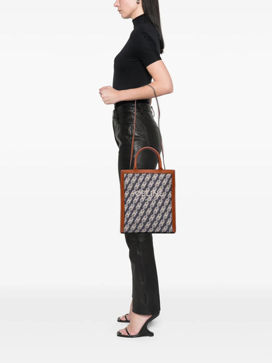 Pre-OwnedCeline Pre-Owned2021-2025 Small Triomphe Canvas Maillon Vertical Cabas satchel