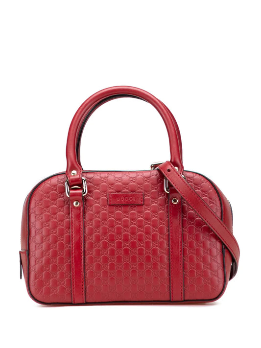Pre-OwnedGucci Pre-Owned2000-2015 Small Microguccissima Bree satchel