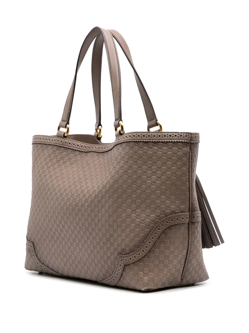 Pre-OwnedGucci Pre-Owned2016-2025 Large Microguccissima Brogue Duilio tote bag