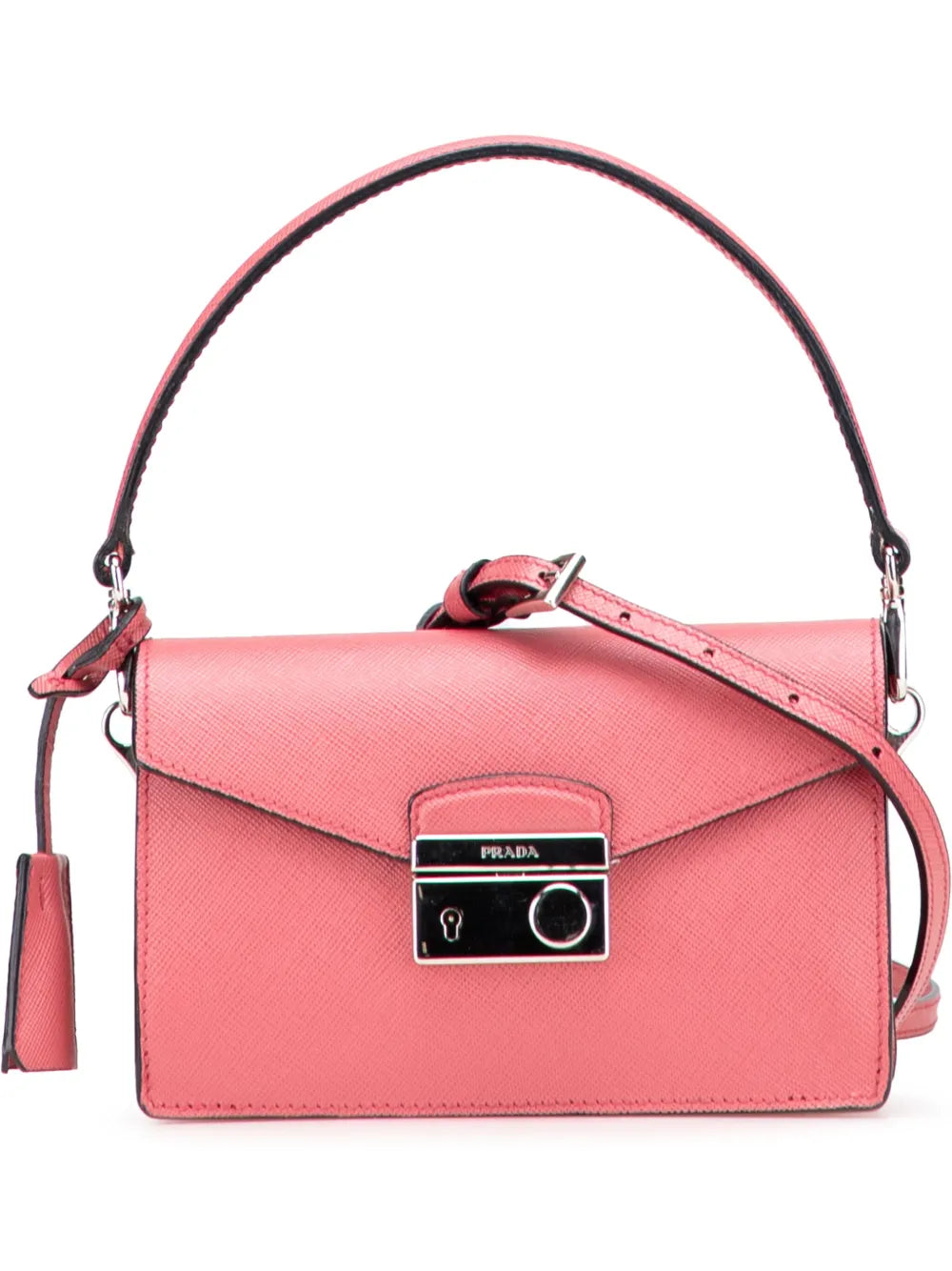 Pre-OwnedPrada Pre-Owned2013-2025 Mini Saffiano Lux Sound satchel
