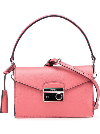 Pre-OwnedPrada Pre-Owned2013-2025 Mini Saffiano Lux Sound satchel