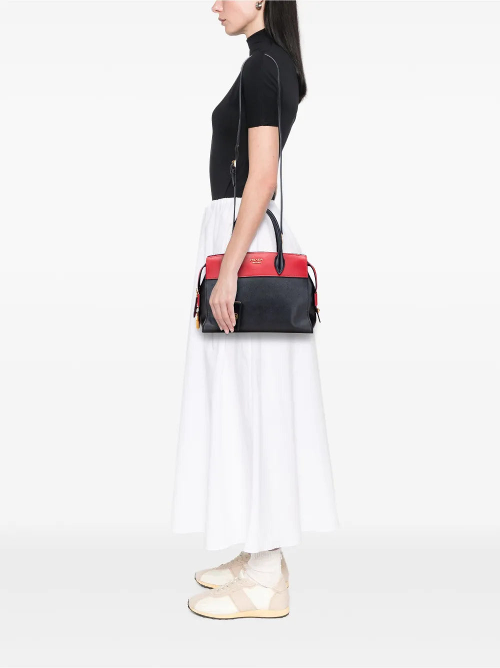Pre-OwnedPrada Pre-Owned2013-2025 Saffiano and City Calf Esplanade satchel