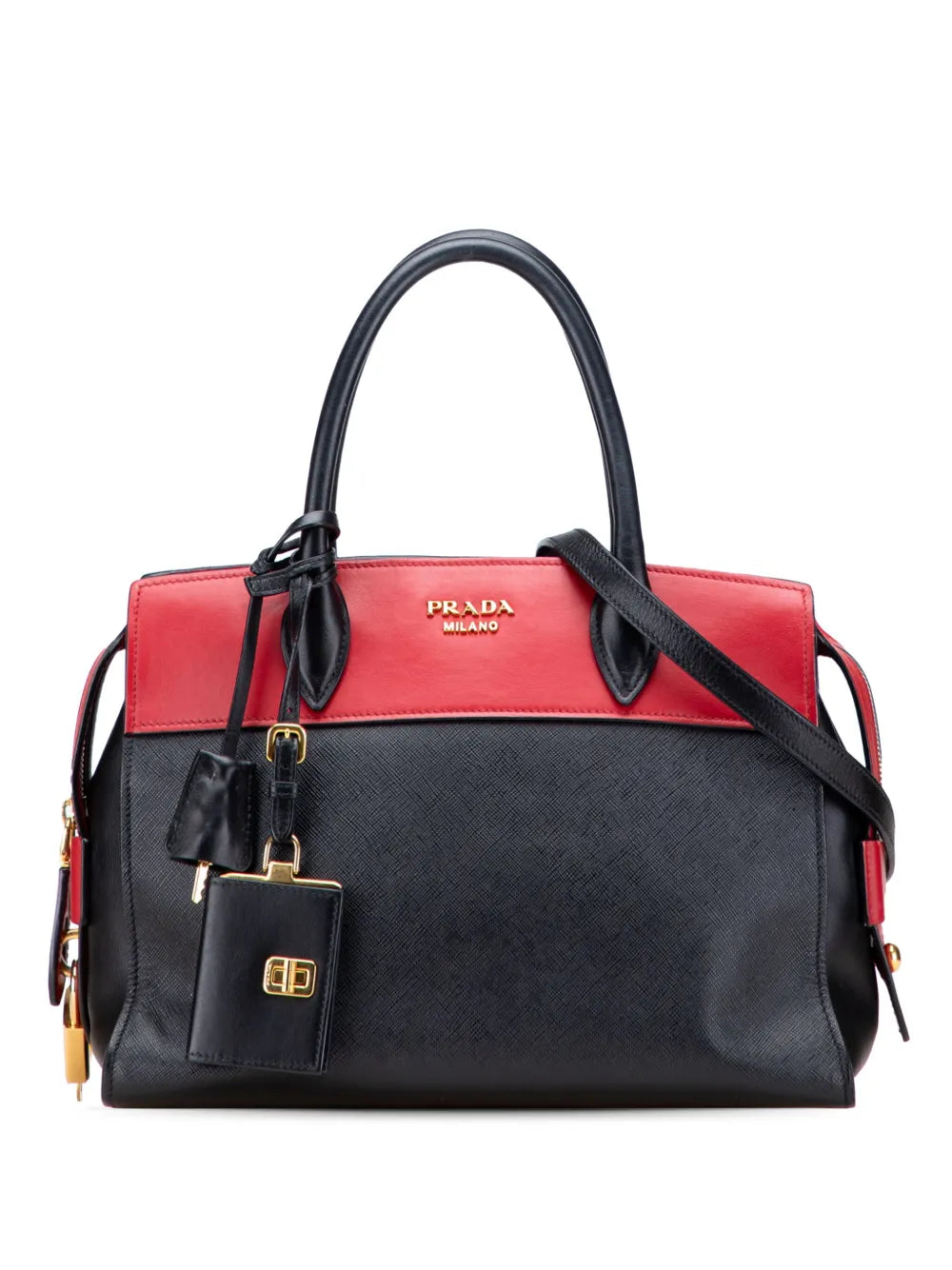 Pre-OwnedPrada Pre-Owned2013-2025 Saffiano and City Calf Esplanade satchel