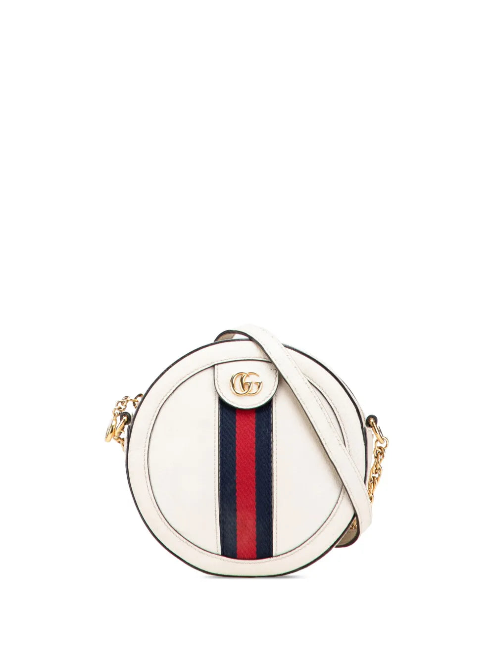 Pre-OwnedGucci Pre-Owned2016-2025 Mini Leather Ophidia Round crossbody bag