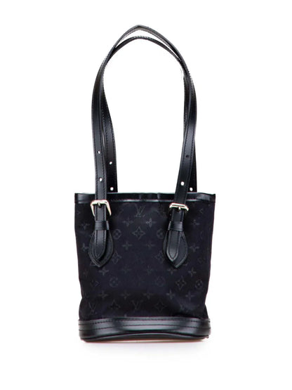 Pre-OwnedLouis Vuitton Pre-Owned2001 Monogram Mini Satin bucket bag