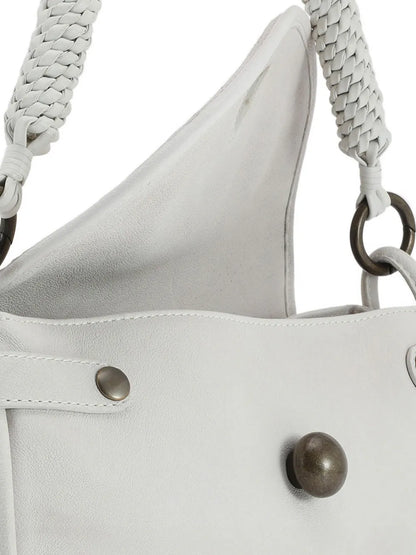 Officine CreativeHoles leather shoulder bag