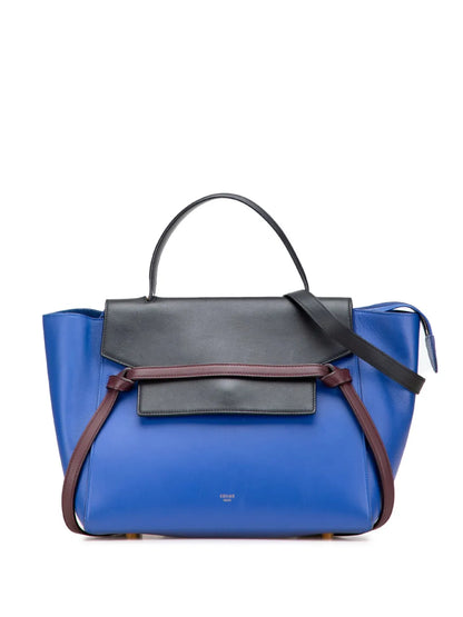 Pre-OwnedCeline Pre-Owned2014 Mini Tricolor Smooth Calfskin Belt Bag satchel