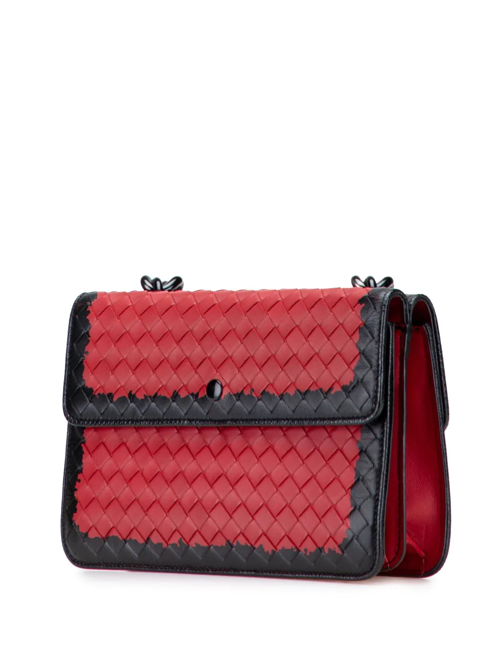 Pre-OwnedBottega Veneta Pre-Owned2012-2025 Nappa Intrecciato Glass shoulder bag
