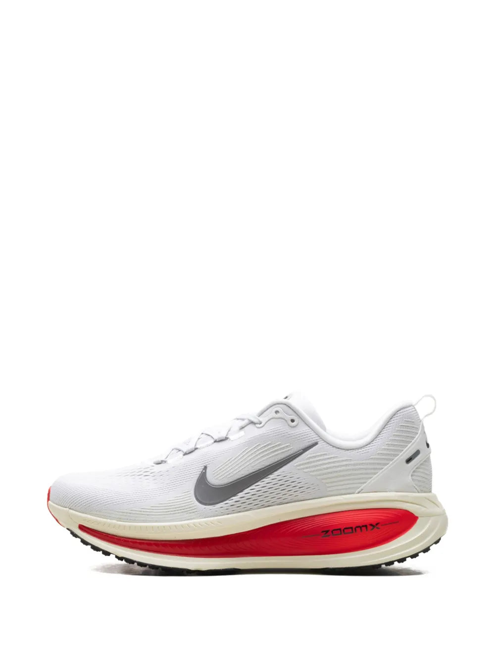 Nike Vomero 18 Platinum Tint Siren Red Light Smoke Grey Metallic Pewter Sneakers floriamart.shop