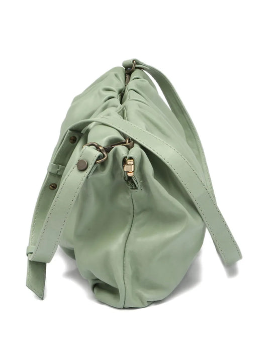 New SeasonOfficine CreativeBolina pleated leather shoulder bag