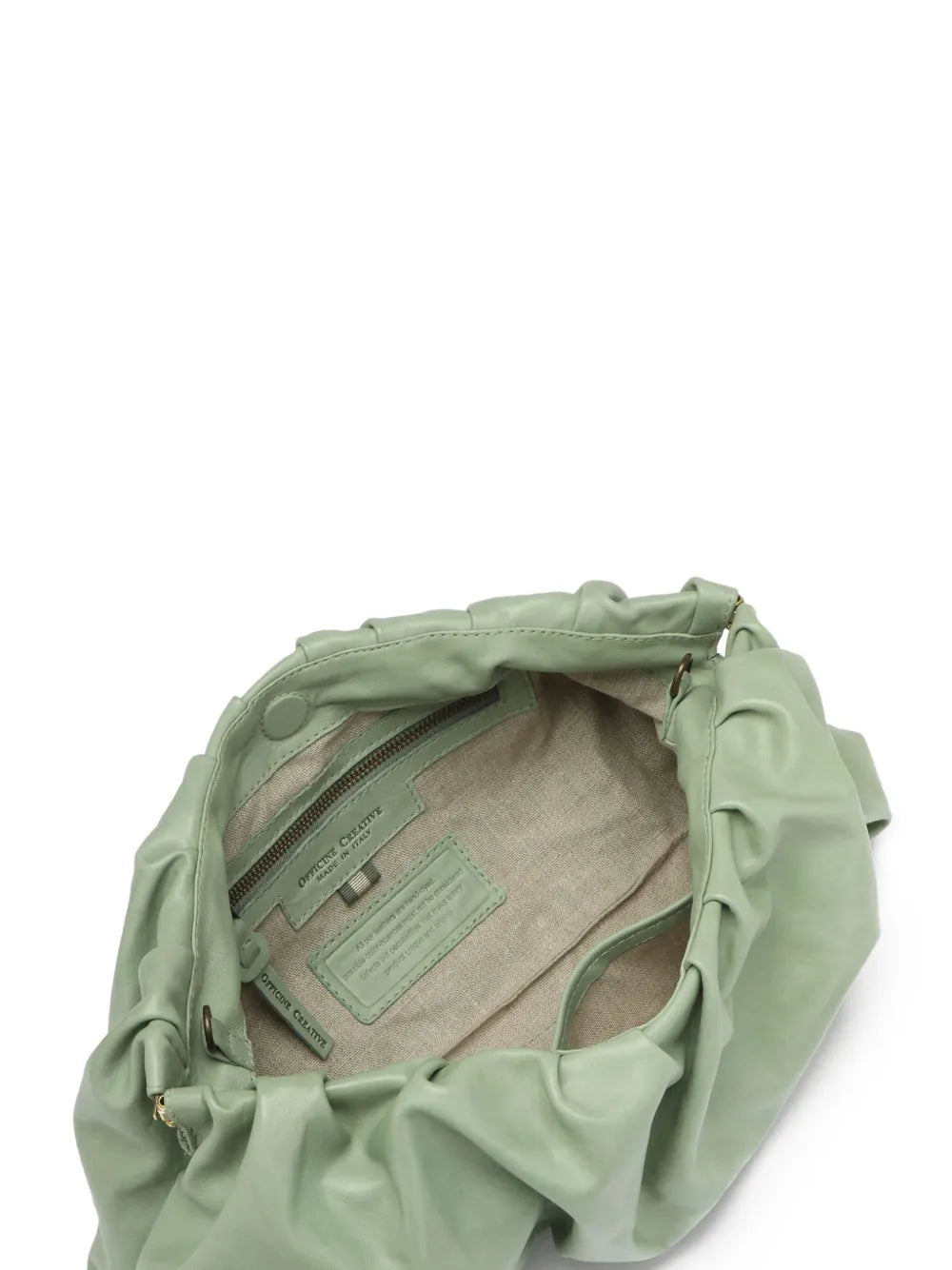 New SeasonOfficine CreativeBolina pleated leather shoulder bag