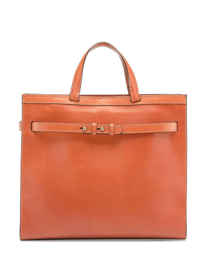 New SeasonOfficine Creativeleather belt-buckle shoulder bag